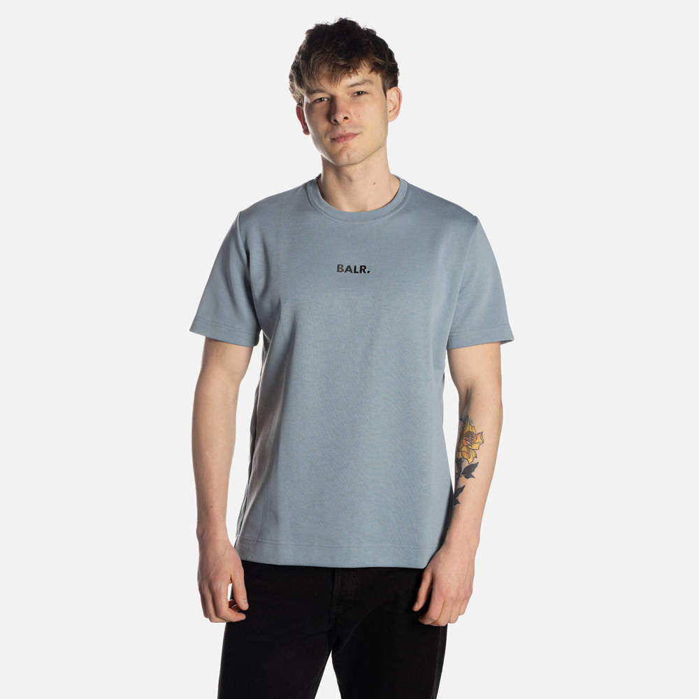 BALR. Q-SERIES STRAIGHT T-SHIRT STONE BLUE | MEN \ T