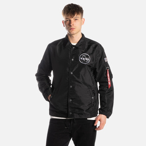 ALPHA INDUSTRIES NASA COACH JACKET BLACK