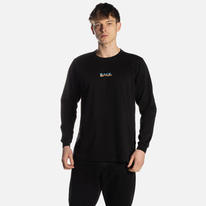 BALR. OLAF STRAIGHT LV CHROME LONG SLEEVE JET BLACK