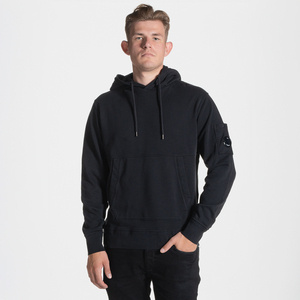 C.P. COMPANY COTTON FLEECE HOODIE BLACK