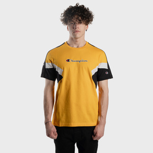 CHAMPION CREWNECK T-SHIRT YELLOW