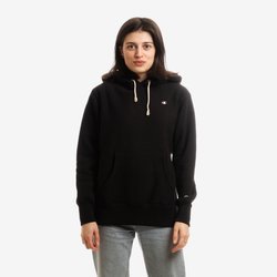 CHAMPION REVERSE WAVE HOODIE BLACK