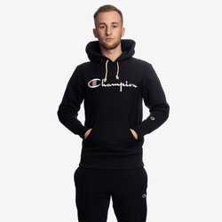 CHAMPION REVERSE WEAVE HOODIE BLACK