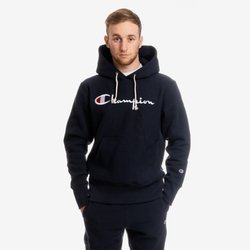 CHAMPION REVERSE WEAVE HOODIE NAVY BLUE