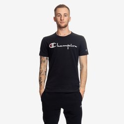 CHAMPION REVERSE WEAVE T-SHIRT BLACK