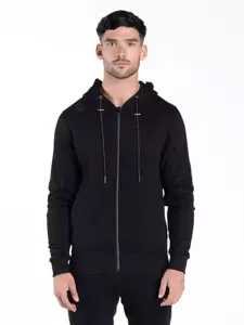 LUKE 1977 LOUIS ZIP HOODY JET BLACK