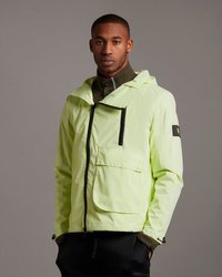 LYLE & SCOTT CASUALS JACKET WITH DUAL ZIP LUCID GREEN