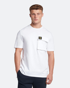 LYLE & SCOTT CASUALS POCKET T-SHIRT WHITE