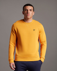 LYLE & SCOTT CREW NECK SWEATSHIRT SUNFLOWER