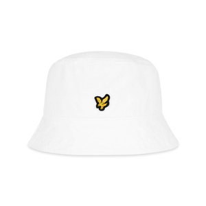 LYLE & SCOTT TWILL BUCKET HAT WHITE