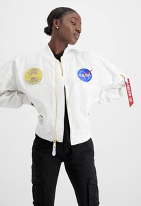 ALPHA INDUSTRIES MA-1 TT OS VOYAGER WMN WHITE