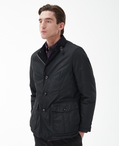 BARBOUR WINTER LUTZ WAX JACKET CLASSIC BLACK/CLASSIC BLACK SLATE